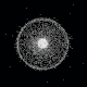 A computer-generated image of objects in Earth orbit that are currently being tracked, nearly all of which are orbital debris, not functional satellites.