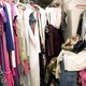 A messy closet
