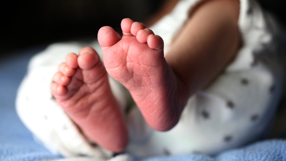 A baby's feet