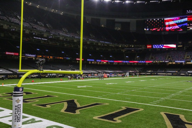 Inside the Superdome,Home of the Football Team New Orleans Saints