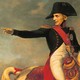 Illustration of Napoleon on a horse, but his face has been replaced with Éric Zemmour's