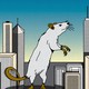 An illustration of rats among skyscrapers