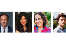 From left to right: Jonathan Lemire, Emily Bobrow, Katie Zezima, Will Gottsegen