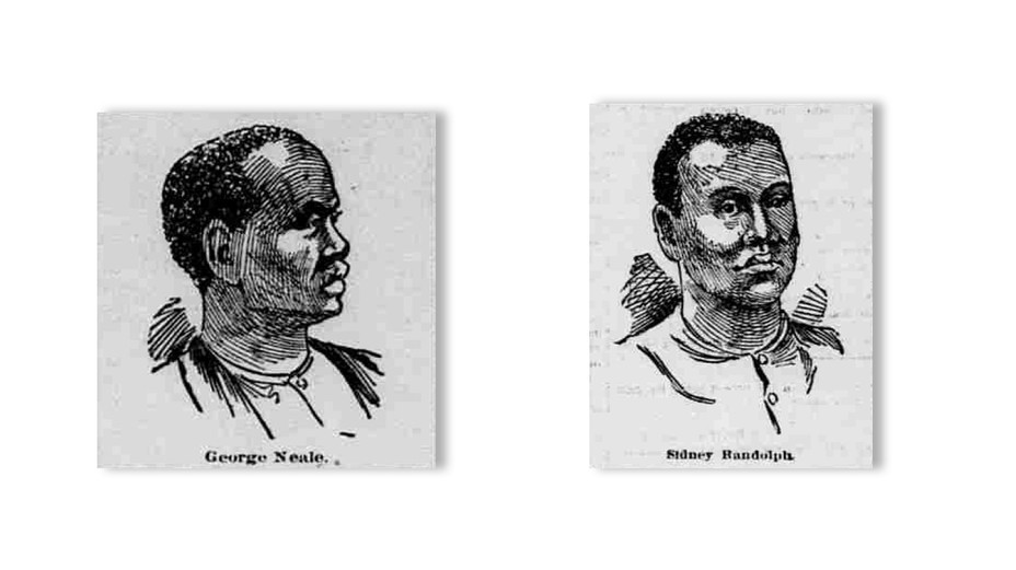 George Neale and Sidney Randolph, Courtesy The Washington Times Evening Edition, Wednesday May 27, 1896.
