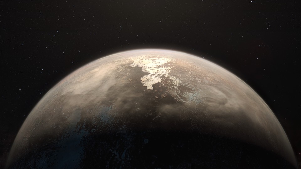 Artist’s impression of the planet Ross 128 b