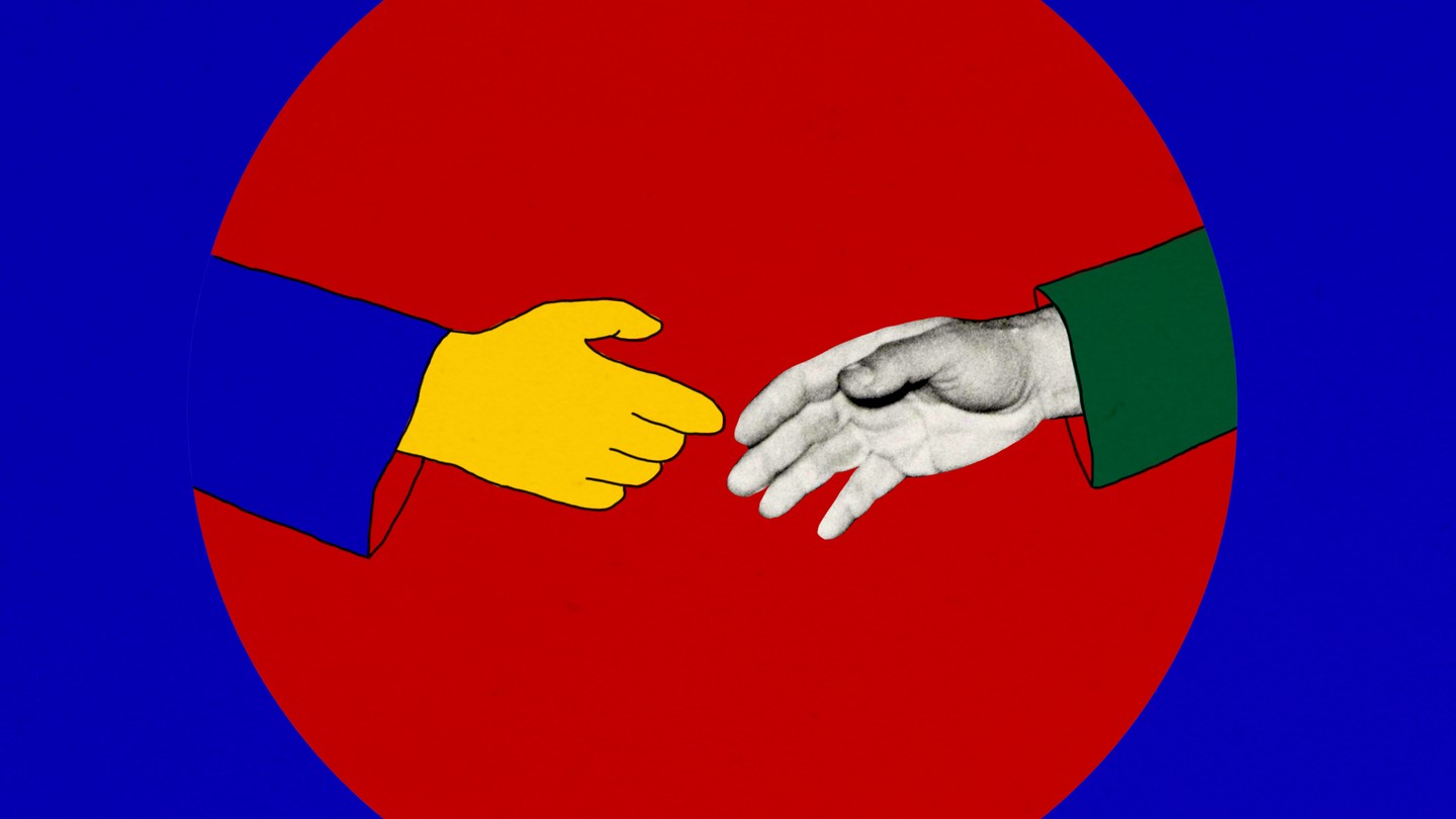 Illustration of handshake