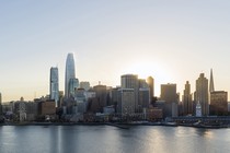 The San Francisco skyline with the Salesforce Tower