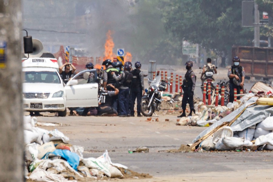 Photos: Protests Continue In Myanmar, Despite Crackdown - The Atlantic