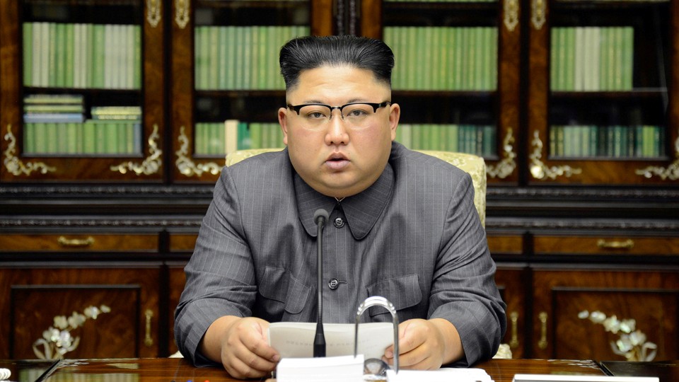 Kim Jong Un makes a statement 