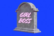 girl boss headstone