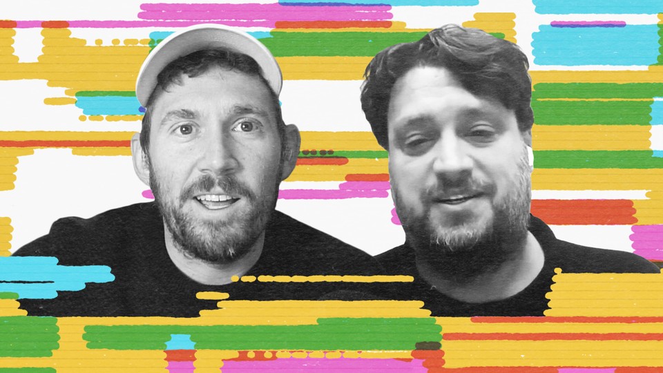 Image of Charlie Warzel side-by-side with David Sims