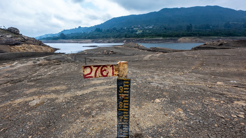 A reservoir near Bogotá, Colombia