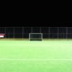 A photo of an empty soccer field