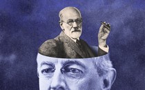 Freud emerging from Wilson's head