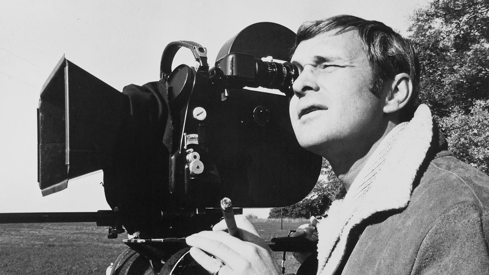 Young Norman Jewison with a camera