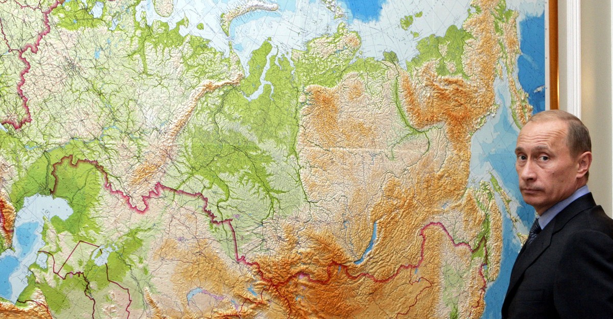 russia map with cities and states