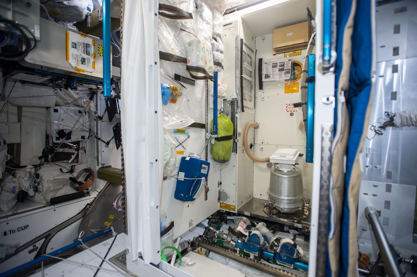 toilet international space station inside