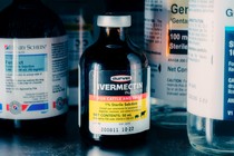 Photograph of a bottle of ivermectin