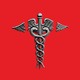 The Rod of Asclepius with broken wings