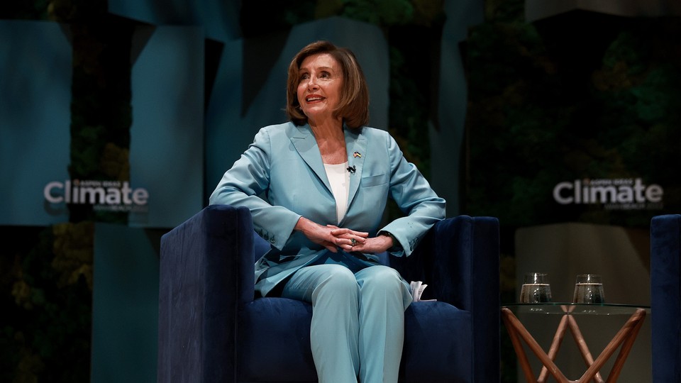 House Speaker Nancy Pelosi speaks during the annual Aspen Ideas Climate Conference at the The New World Center on May 09, 2022, in Miami Beach, Florida.