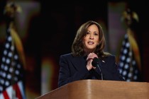 Kamala Harris at the Democratic National Convention