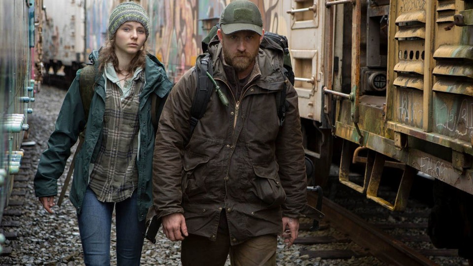 Thomasin McKenzie and Ben Foster in 'Leave No Trace'