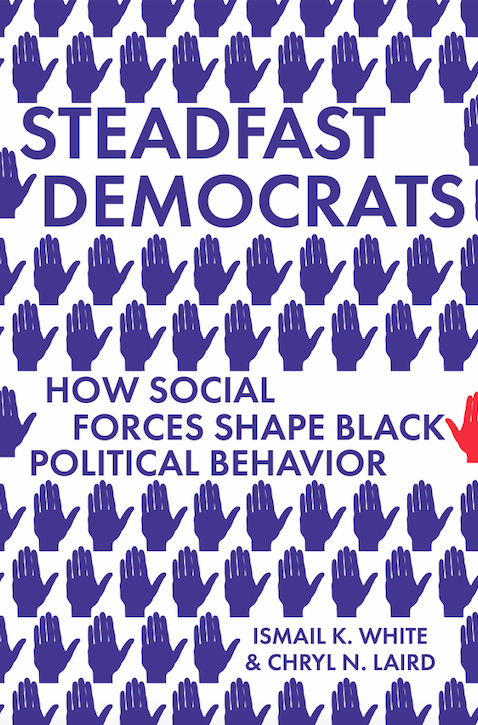 The book cover of Steadfast Democrats.