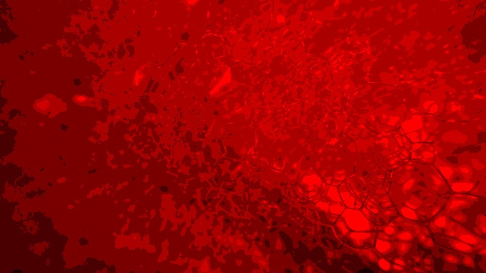 Abstract image of red blood