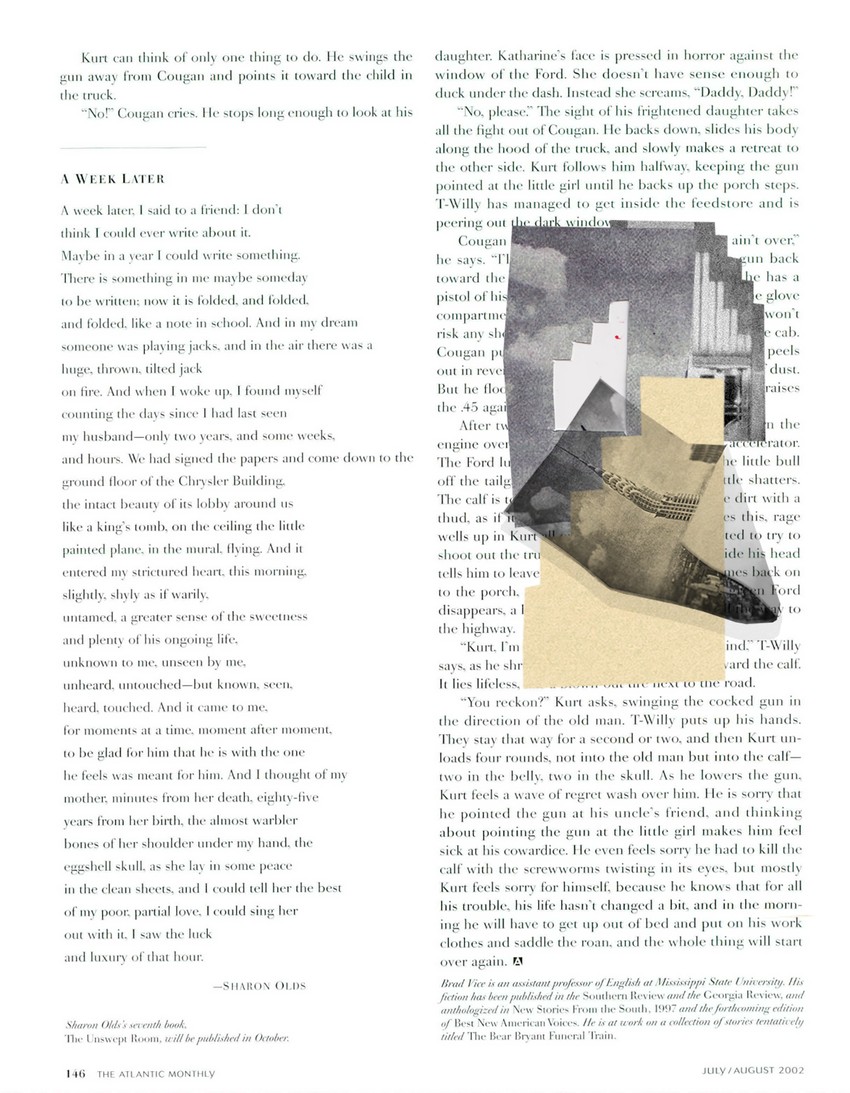 A poem by sharon olds a week later the atlantic