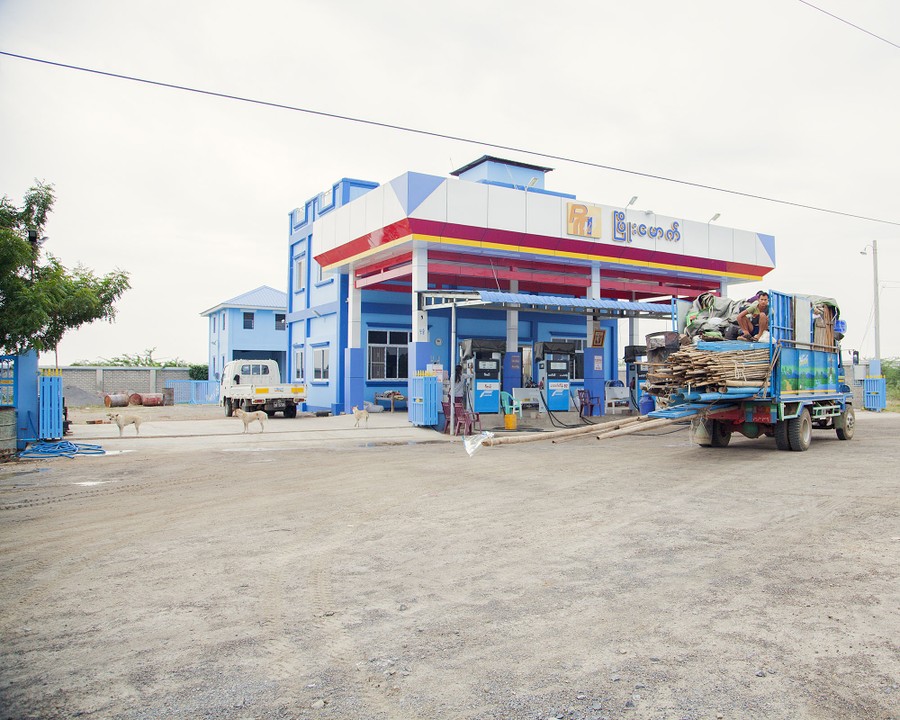 Craig Easton Photos of Colorful Gas Stations of Burma The Atlantic