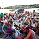 Venezuelan migrants gather in Cúcuta, Colombia, where the Colombian Foreign Ministry gave gifts to Venezuelan children on Christmas Eve 2018.