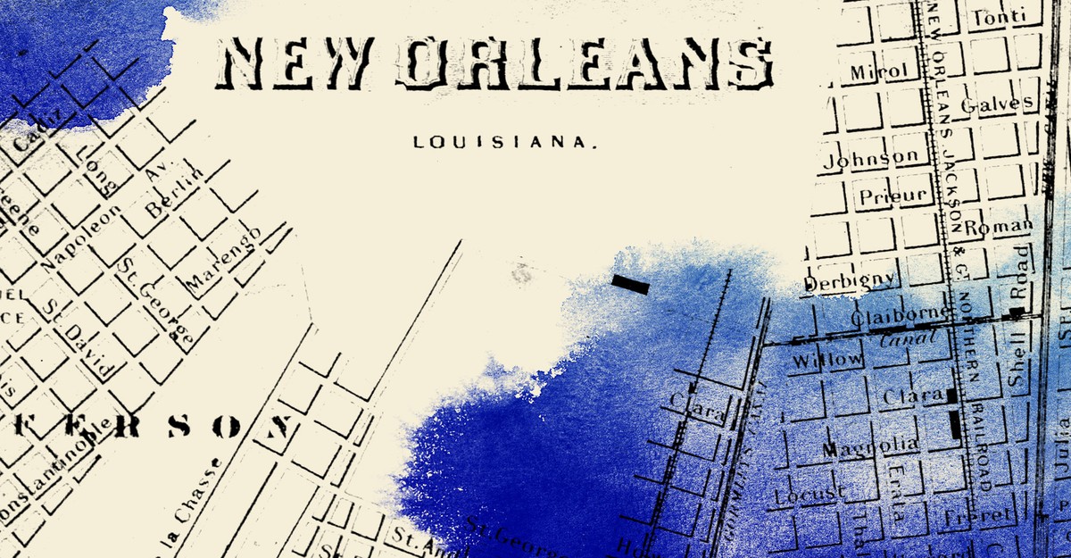 Floodlines Podcast Map Of Key Locations In New Orleans The Atlantic   Original 