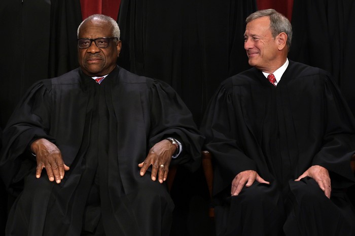 Clarence Thomas and John Roberts