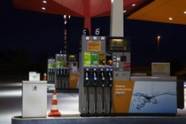 gas station in Spain