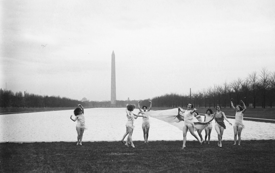 Jany 1917 Photo of Lincoln Memorial Washington D.C 