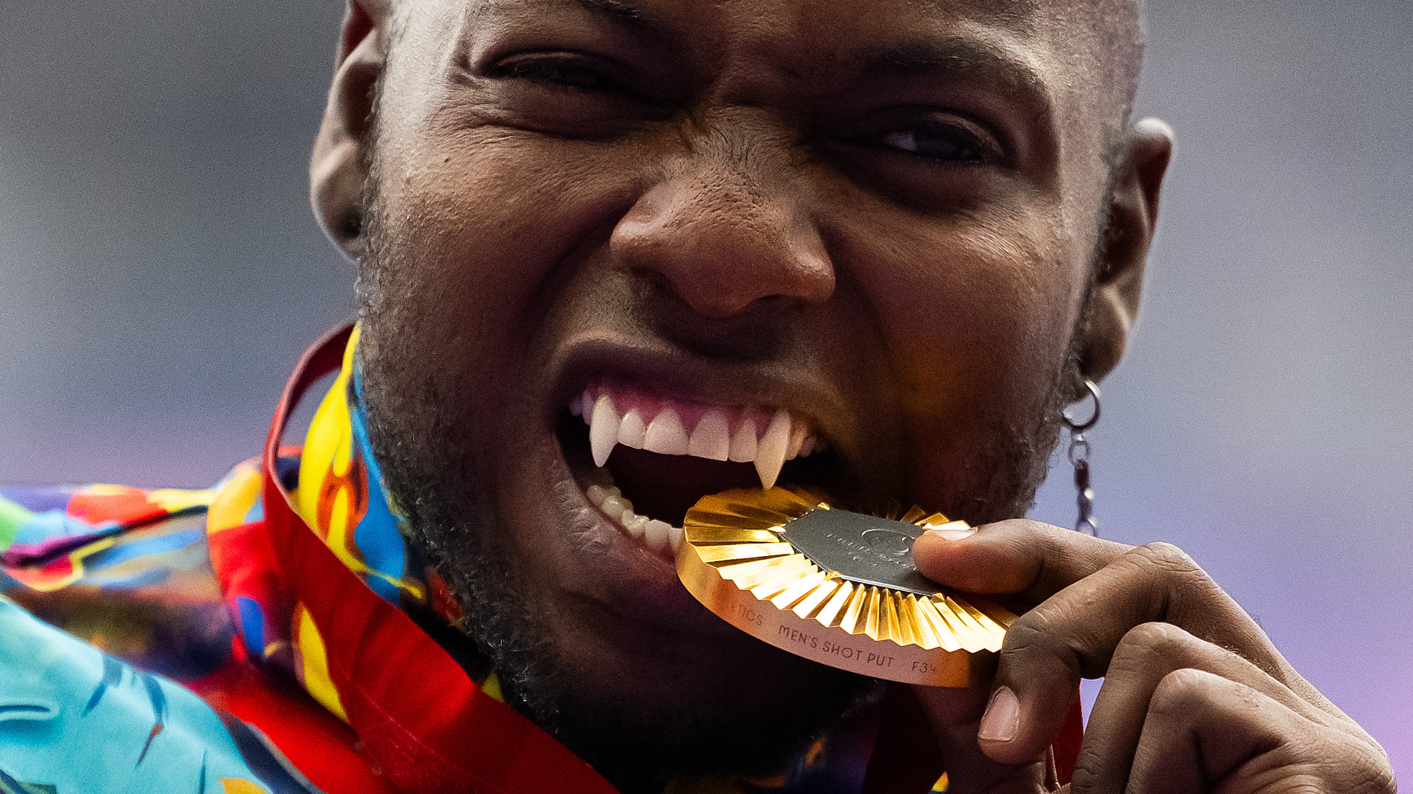 Paralympics Photo of the Day: A Vampire Who Bites Medals