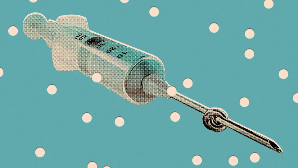 A shot tied into a knot