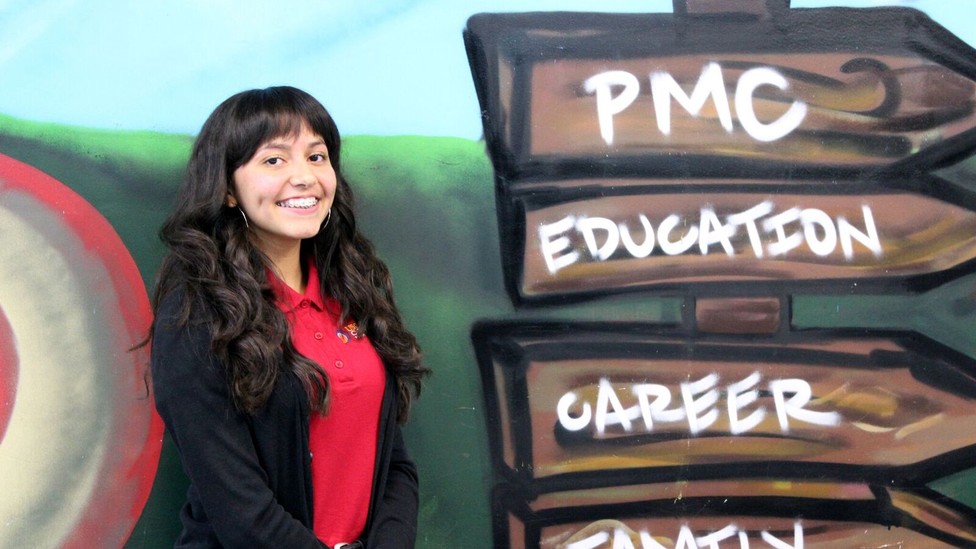 A photo of a student