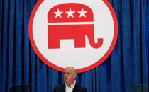 Michael Whatley, chair of the North Carolina Republican Party, during the Republican National Committee spring meeting in Houston, Texas, US, on Friday, March 8, 2024