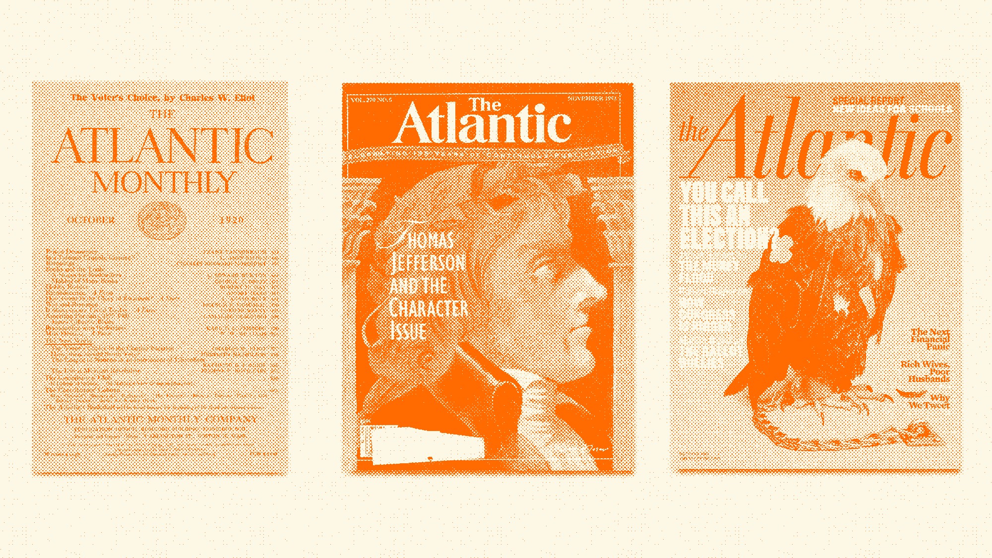 17 <em>Atlantic</em> Covers From Different Presidential Elections