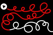 Illustration of a YouTube timeline that has spun out of control