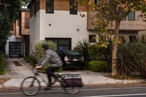 Three homes sit on a single plot of land in Berkeley, California.