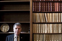 David S. Ferriero, archivist of the United States, in the reading room at the National Archives.