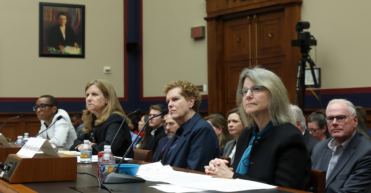 Harvard’s President Should Resign – The Atlantic