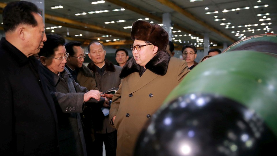 North Korean leader Kim Jong Un meets scientists and technicians
