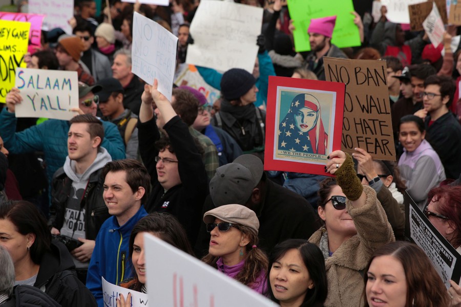 A Weekend of Protest Against Trump's Immigration Ban - The Atlantic