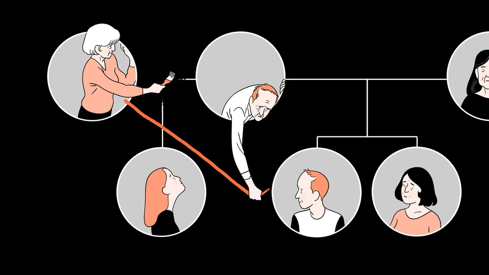 An illustration of a rewritten family tree.