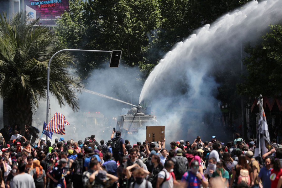 Photos: Protests Erupt Across Chile - The Atlantic