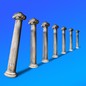 Illustration of columns falling like dominoes