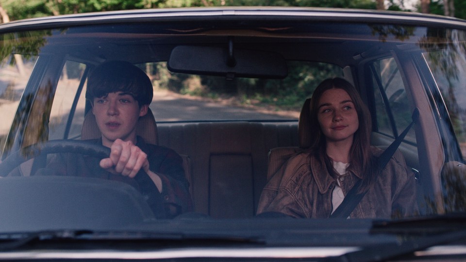Alex Lawther and Jessica Barden in Netflix's 'The End of the F***ing World'